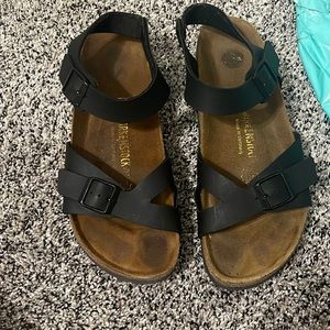 Black Birkenstocks